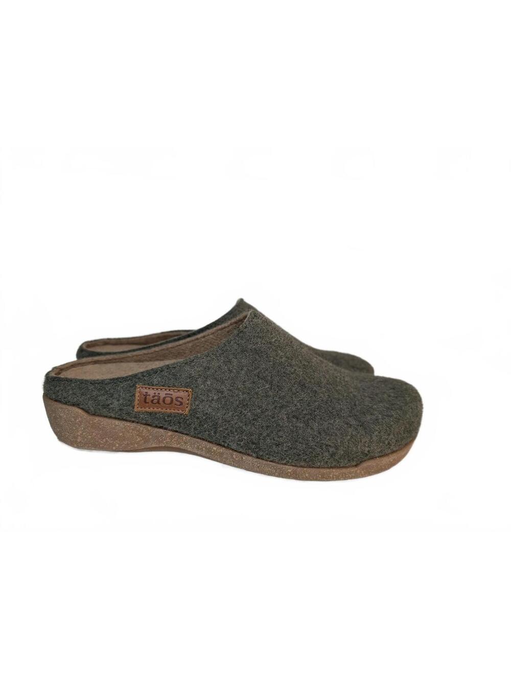 Taos Footwear Woolness Clogs in Olive, Size 40 - Picture 3 of 7